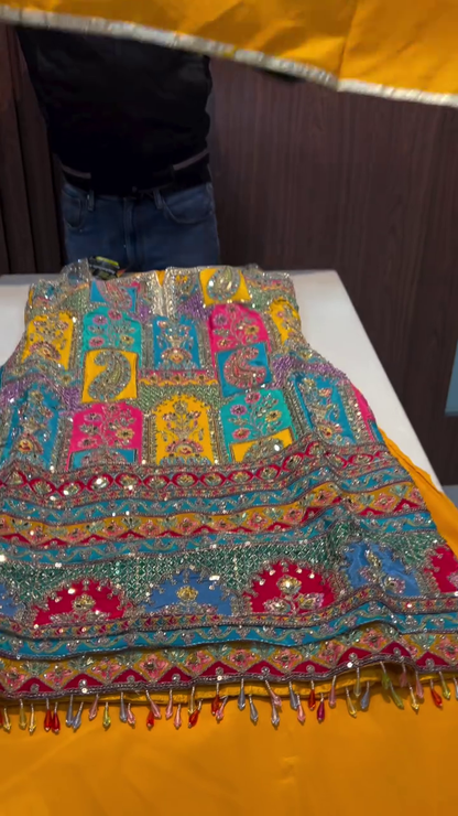 Multicolor Heavy Embroidered Designer Kurti