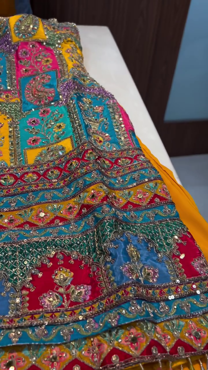 Multicolor Heavy Embroidered Designer Kurti